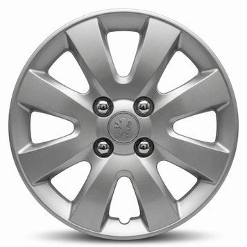 Ковпаки R15 Peugeot під болти (розболтування 4*100) A129 (емблема пластикова) без ємблеми MASTER:00000060015 фото