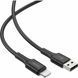 Кабель Winso Pro USB to Lightning TPE 1,2м чорний LIDO:10824 фото 3