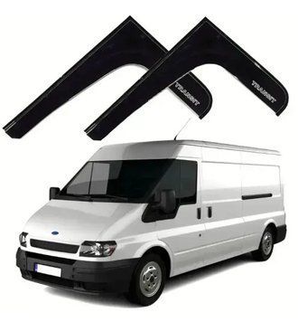 Дефлектори вікон Ford Transit 2000-2006-12 Перед. скотч (Г-Образний) "AV-Tuning" MASTER:00000028929 фото